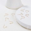 BENECREAT 100pcs 18K Gold Plated French Earring Hooks with Loop