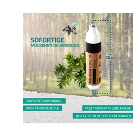 OLLEENO® After Bite Gel Pen 20ml - Soothing Effect Against Bites from Mosquitoes, Ticks, Brakes, Wasps, Nettles