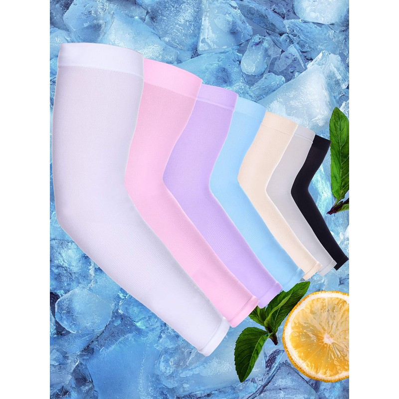 10 Pairs Cooling Sun Sleeves UV Protection Arm Sleeves Arm