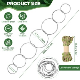 Coldairsoap Snake Enrichment Rings Climbing Toys(Symmetry)