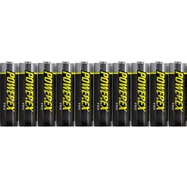 Powerex PRO AA High Capacity Rechargeable NiMH 1.2V, 2700mAh - 10 Batteries with Cases