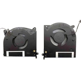 New 12V CPU+GPU Cooling Fan Replacement for CPU+GPU Cooling Fan Replacement for Dell Alienware M15 R2 (RTX 2060/2070/ 2080 Series), P/N: 0X9FRW, DFSCK324162A2P DFS2013121H0T