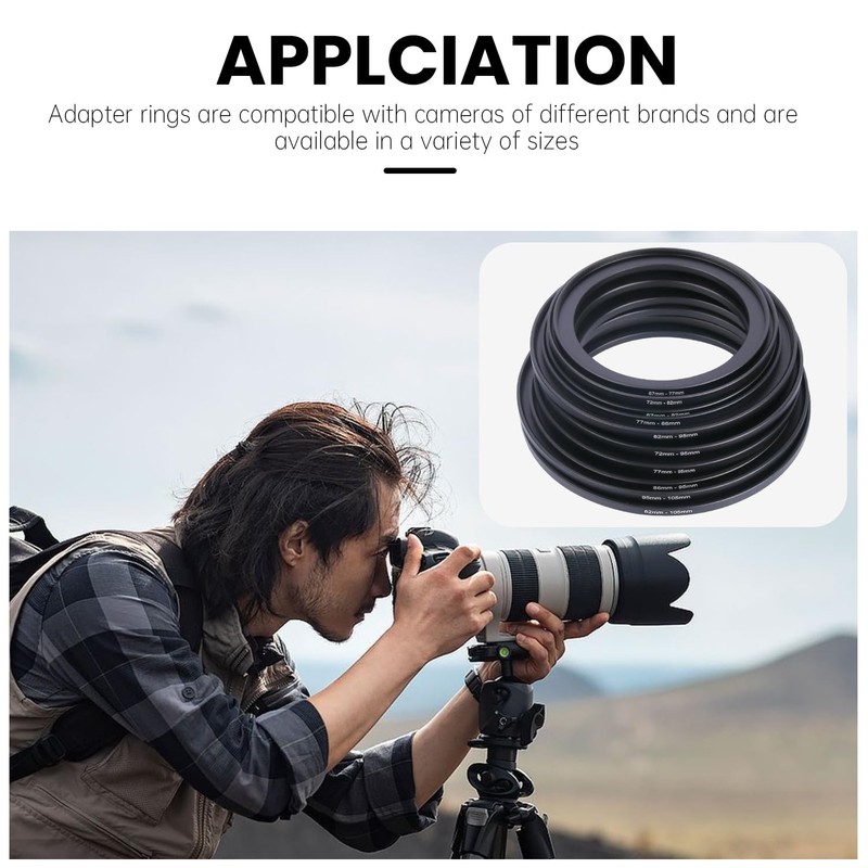 Metal Step Down Ring Filter Adapter - 67mm to 58mm