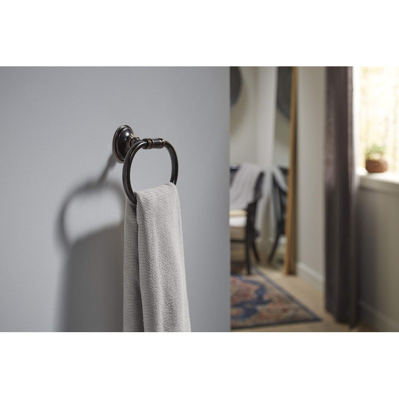 Kohler K-26501-2BZ Eclectic-Towel Rings, Oil-Rubbed Bronze