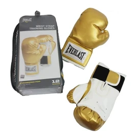 EVERLAST Guantes Entrenamiento Sparring Wrist Strap 12oz (Gold, 12 OZ)