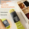 7 Recipientes Herméticos de Vidrio con Tapa de Bambú (Diferentes