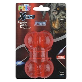 Fancy Pets Juguete Hueso Mini Xtreme para Perros Resistente y Flotante 9 cm