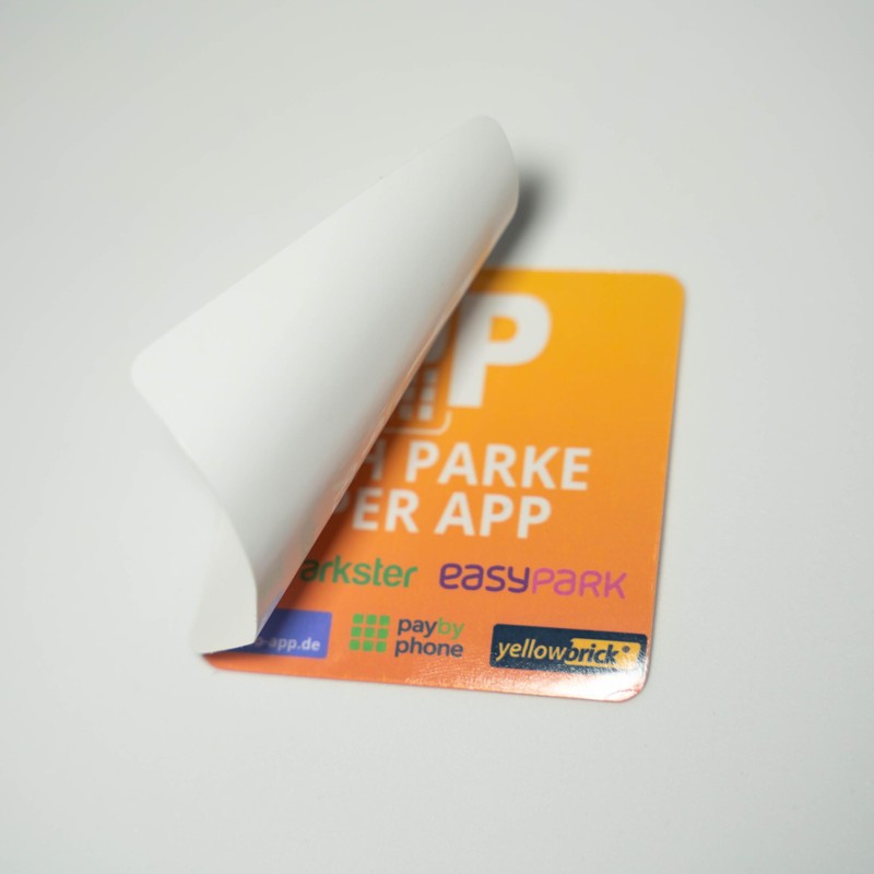 Universal 5-in-1 Back Glass Sticker - Compatible with Easypark Easy