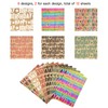 RUSPEPA Kraft Paper Sheets - Colourful Happy Birthday Design -