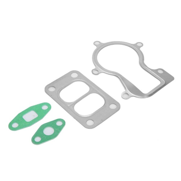 Turbo Flange Adapter, Stainless Steel Turbo Gasket Kit Turbo Outlet Gasket fits for Holset HX35 HX35W Oil Inlet Outlet