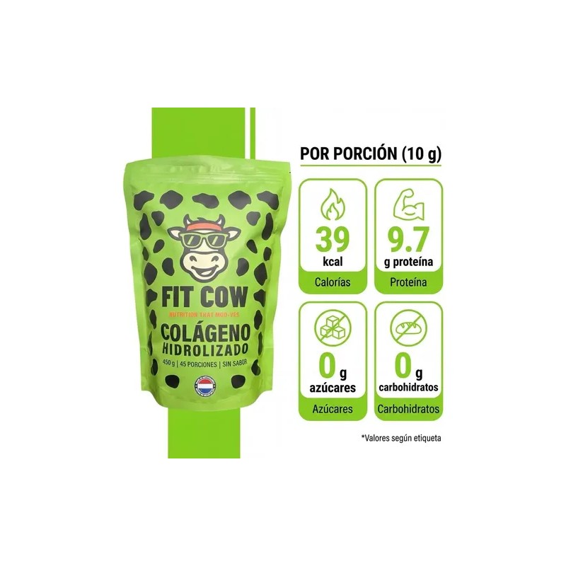Colágeno Hidrolizado Fit Cow 450 G