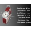 MANIFO Women’s Classical Arabic Numerals Analog Quartz Wrist Watch Black