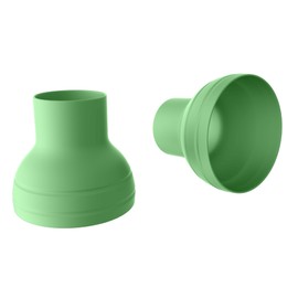 Great Call Athletics Pickleball Picker 2 Pack Ball Retriever Picker Upper Pickle Grabber Universal Suction Paddle Grip Carbon (Green)