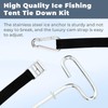TOSRWGLL 24260 Deluxe Shelter Tie Down Kit Fit for Eskimo
