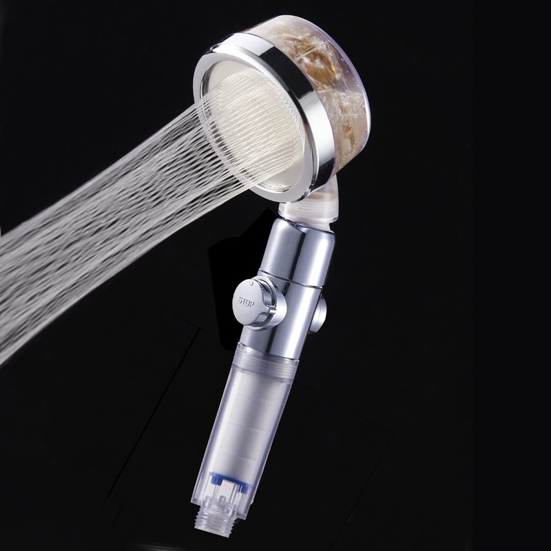 Venteo Savewater Power Shower Head - Water Saving, Turbo Pressure,