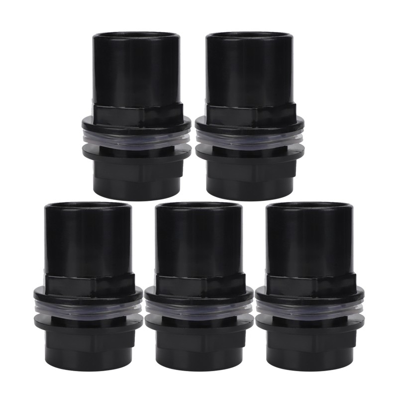 5Pcs/set PVC Aquarium Water Pipe Joint Straight Tube Connector Fish