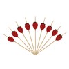 200 Pcs Colorful Cocktail Picks, 4.7 Inch Colorful Fruit Sticks,