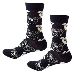 LYF STILE Dog Novelty Funny Socks - Dog Heads - Cotton Blend Gift Mens Womans UK Size 5-11 - 1 Pair