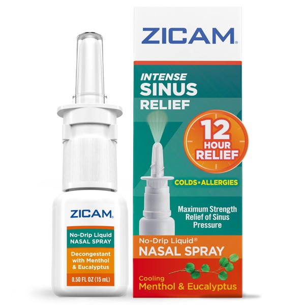 Zicam Zicam Intense Sinus Relief No-Drip Liquid Nasal Spray with