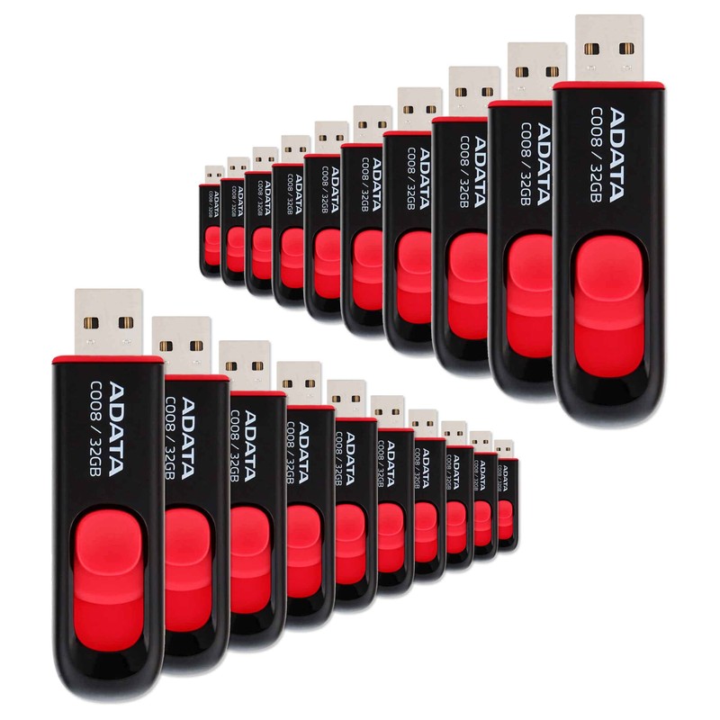PSA Kit 20 Piezas Unidad Flash USB ADATA Serie C008