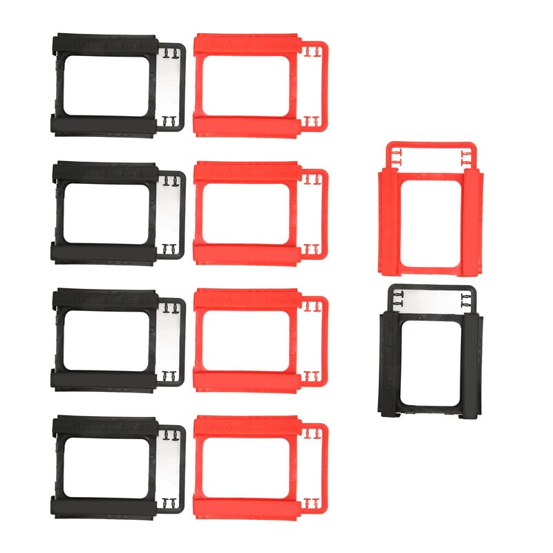 10pcs Hard Drive Bracket 2.5in Heat Dissipation High Compatibility HDD