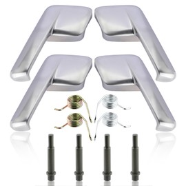 Topkidame Set of 4 Chrome Interior Door Handle Trim Compatible with Ford Expedition 2003-2006