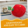 Hohopeti Realistic Apple Plush Throw Pillow Soft Fruit Stuffed Cushion
