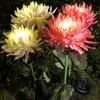 2 Pack Outdoor Solar Lights Outdoor Waterproof Chrysanthemum Flowers Stake