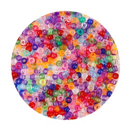 Pony Beads for Bracelets 1100 Pcs Beads for Jewelry Bracelet Beads for Jewelry Making Beads for Bracelets Making Hair Beads Bracelet Beads Plastic Beads for Crafts Hair Beads for Braids for Girls