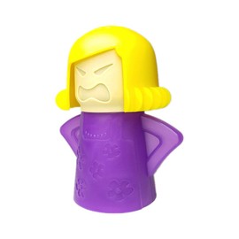 Aivwis Angry Mom Microwave Cleaner, Mad Mama Microwave Steam Cleaner, Just Add Vinegar and Water, Easily Cleans The Crud in Minutes (Purple)