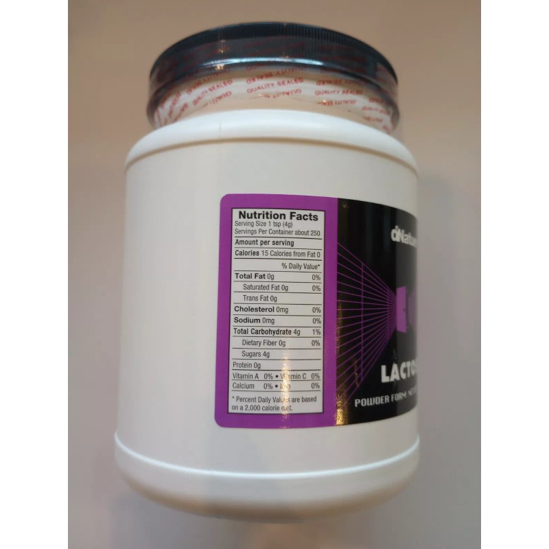d'Nature Lactose Powder 1 kg bottle One Kilo
