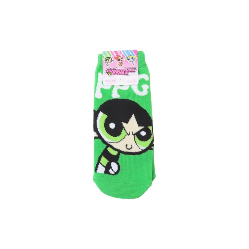 Small Planet Powerpuff Girls Women's Socks, Simple, Buttercup