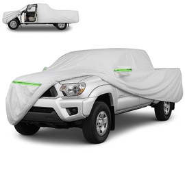 Car Cover for Pickup - Dupont Oxford Full Garage for Pickup, Weatherproof, UV-Resistant, All-Round Protection for All Seasons, Suitable for Common Pickups such as Hilux, Ranger, Navara, Amarok, Grey