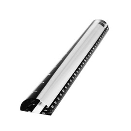 HWATANG Hamlet Optics 2X Ruler Typoscope Magnifier Optical Grade Acrylic Desk Reading Loupe Bar for Report Accountant (30cm & 12-inch)