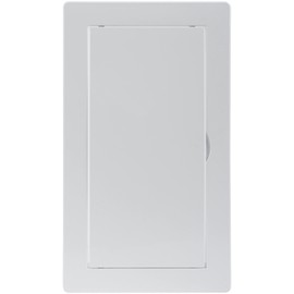 Vent Systems 4x8 Access Panel - Easy Doors ABS Plastic for Drywall, Wall and Ceiling Electrical Plumbing Service Door Cover Exterior Dimensions 5.3x9.3 Inch White 4 x 8/100 200 mm