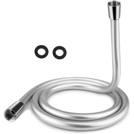 Shower Hose 150 cm, Multilayer Explosion-proof Shower Hose, Kink-Resistant, Pressure-Resistant, Heat Resistant, Universal G ½ Inch Connection Size, Double Brass Head is Durable Shower Hose