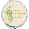 NewCharms Not All Who Wander are Lost Rabbit Compact with