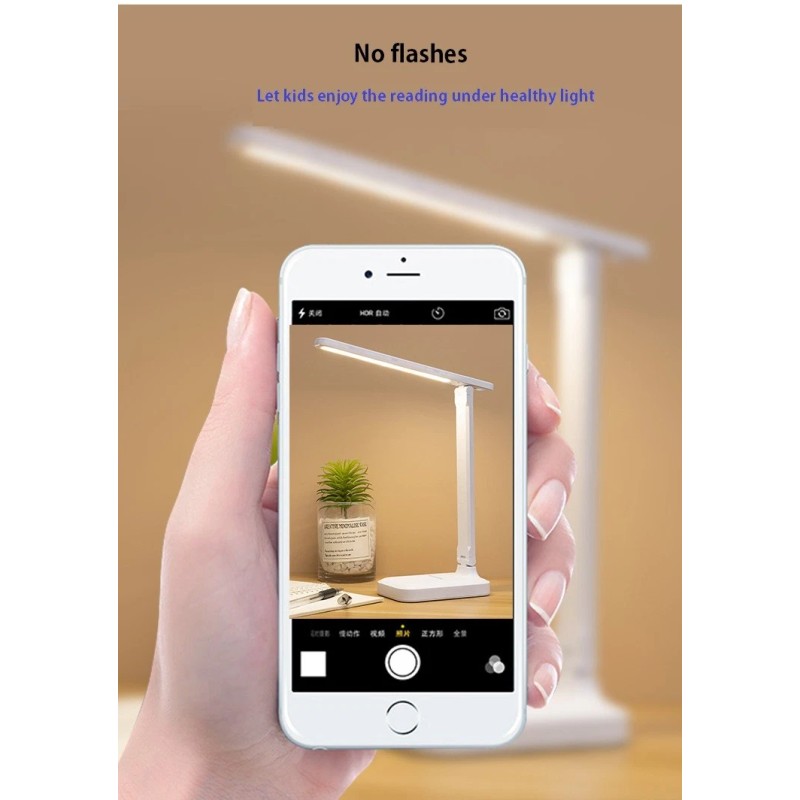 LED Desk Lamp Touch Sensor Reading Foldable Table Lamp Eye