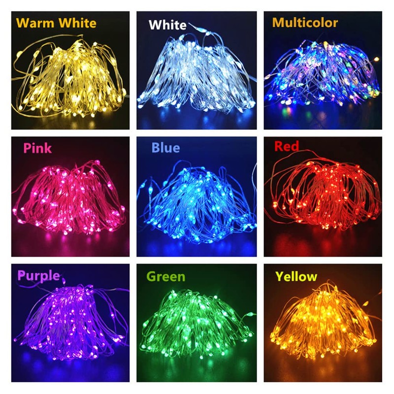 Fantasee Copper Wire String Lights USB Powered LED Fairy Lights