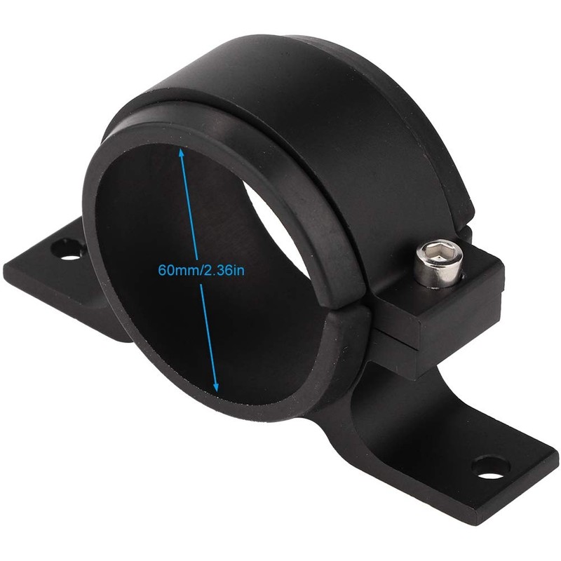 Fuel Pump Bracket, 60mm Aluminum Alloy Car External Fuel Pump