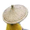 Z-ONE Rice Hat Chinese Cantonese Traditional Bamboo Hat Dia. 20.5"