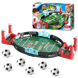 EUARD Futbolín Mini para Niños - Juego de Mesa de Fútbol Interactivo (3-12 Años) - Ideal para Regalos, Fiestas y Familia