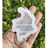 Colombia Map Silicone Mold for Keychain Colombia Resin Mold (Clear,
