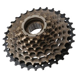 POENVFPO Bicycle Freewheel, 8 Speed Cassette 13-32T Freewheel Cassette Sprocket Threaded Freewheel for Road Mountain Bike