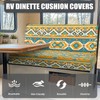 Tomeusey RV Couch Cover Set - 2 Pcs Aztec Tribal