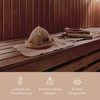 Sauna Hat – Model Germanius (Dark) – 100% Cotton –