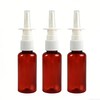 SYBL 12Pcs Empty Amber Plastic Fine Mist Sprayers Spray Bottle