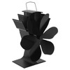 Heat Powered Stove Fan 6 Blade Fast Speed Large Air