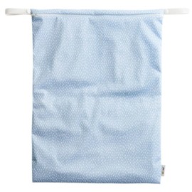 Vimse Washable Nappy Bag, Wet Bag, Large (Blue Sprinkle)