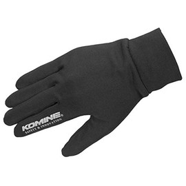 Komine 06-847 GK-847 Thermal Inner Motorcycle Gloves, L, Black